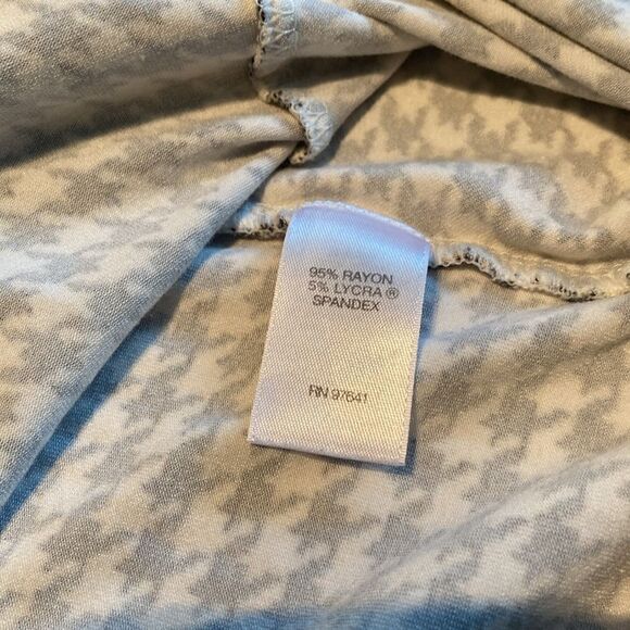 J.Jill Wearever Collection Houndstooth Tunic Long Sleeve Dress Small - Picture 4 of 5